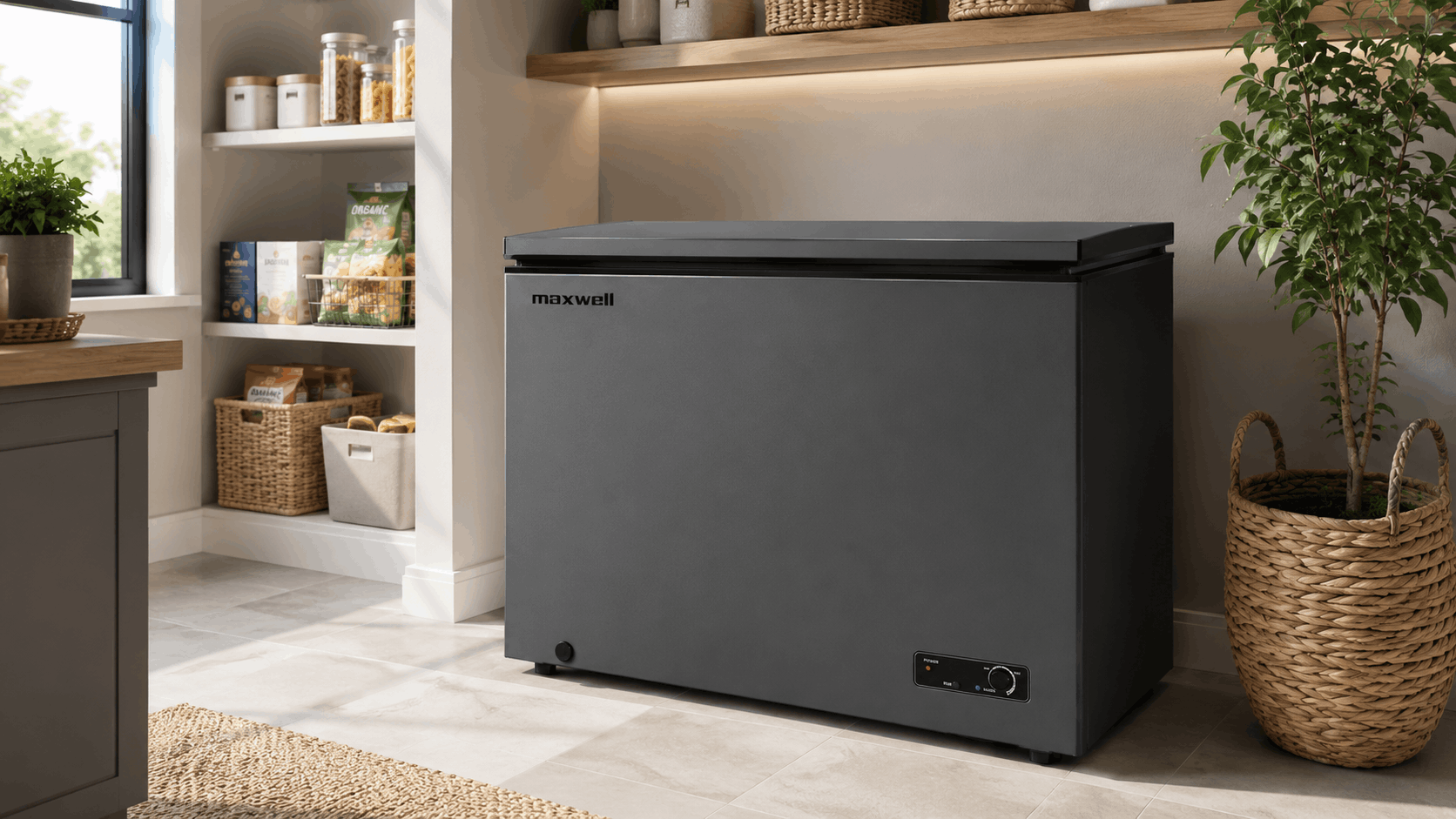 Congélateur Horizontal Maxwell 400 Litres Silver